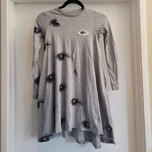 Nununu asymmetrical eye dress 